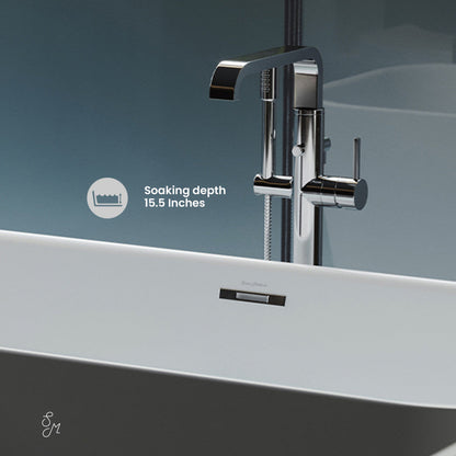 Swiss Madison Concorde 67" Freestanding Bathtub