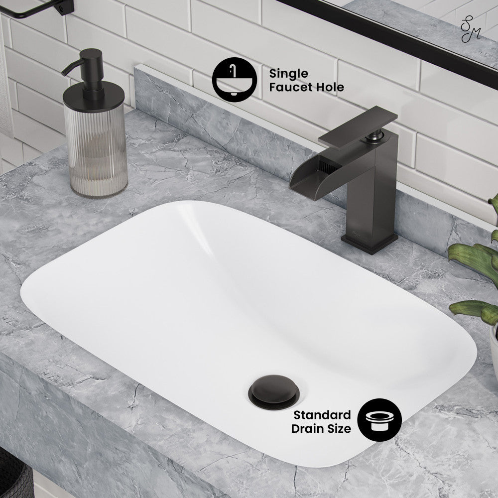Swiss Madison Avancer 36'' Wall Mount Sink In Storm Grey