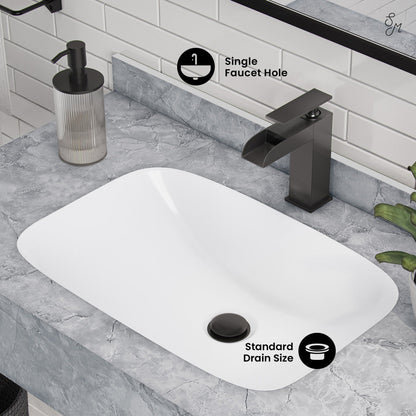 Swiss Madison Avancer 36'' Wall Mount Sink In Storm Grey