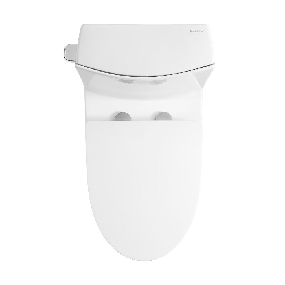 Swiss Madison St. Tropez One-Piece Elongated Toilet Side Flush 1.28 gpf