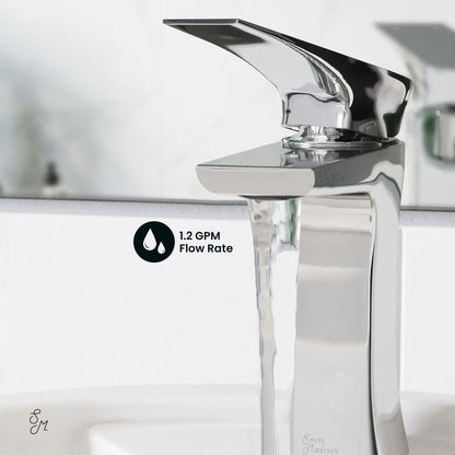 Swiss Madison Monaco Single Hole, Single-Handle, Bathroom Faucet in Chrome