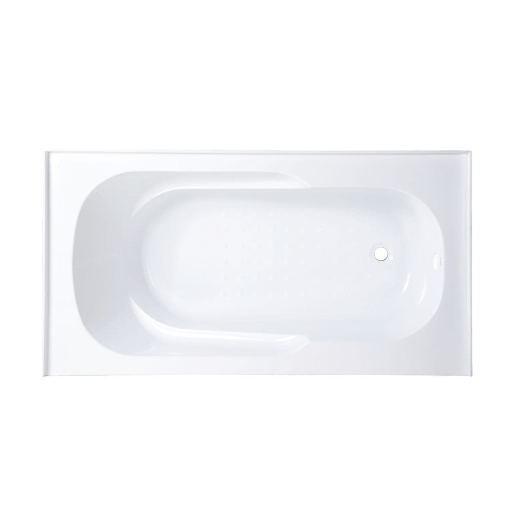 Swiss Madison Ivy 60" x 30" Right-Hand Drain Alcove Bathtub with Apron