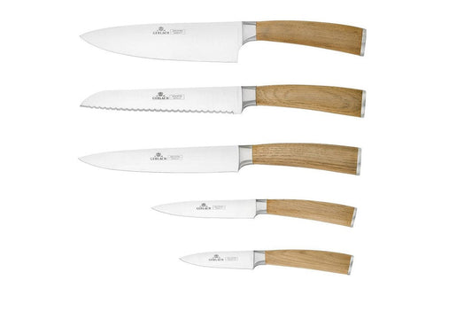 Maxima House NATUR knives in block