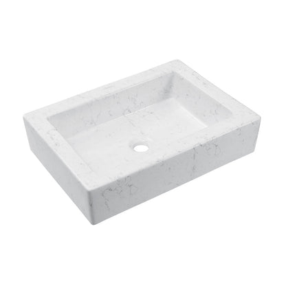 Swiss Madison Voltaire 22" Ceramic Vessel Bathroom Sink in Static White