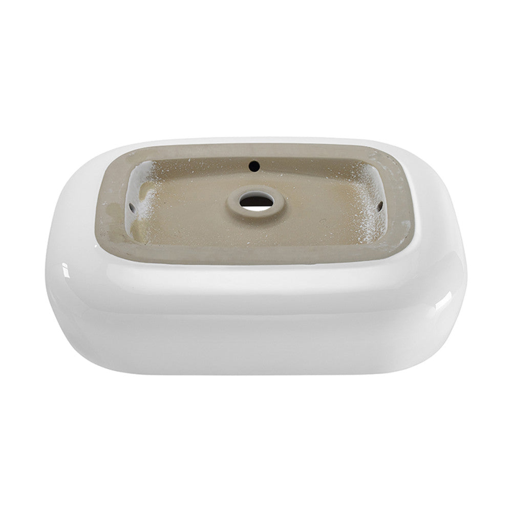 Swiss Madison Chateau 22 Square Ceramic Vessel Sink