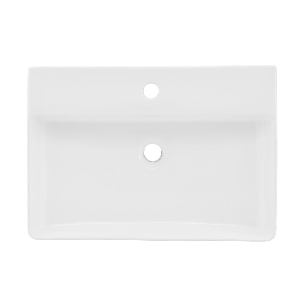 Swiss Madison Concorde Square Two-Piece Pedestal Sink