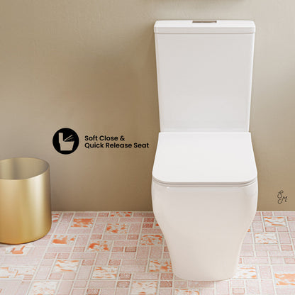 Swiss Madison Nadar Two-Piece Square Toilet Dual-Flush 1.1/1.6 gpf