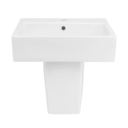 Swiss Madison Concorde 21" Two-Piece Wall-Mount Bathroom Sink