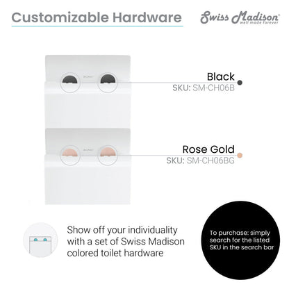 Swiss Madison Concorde Wall-Hung Square Toilet Bowl