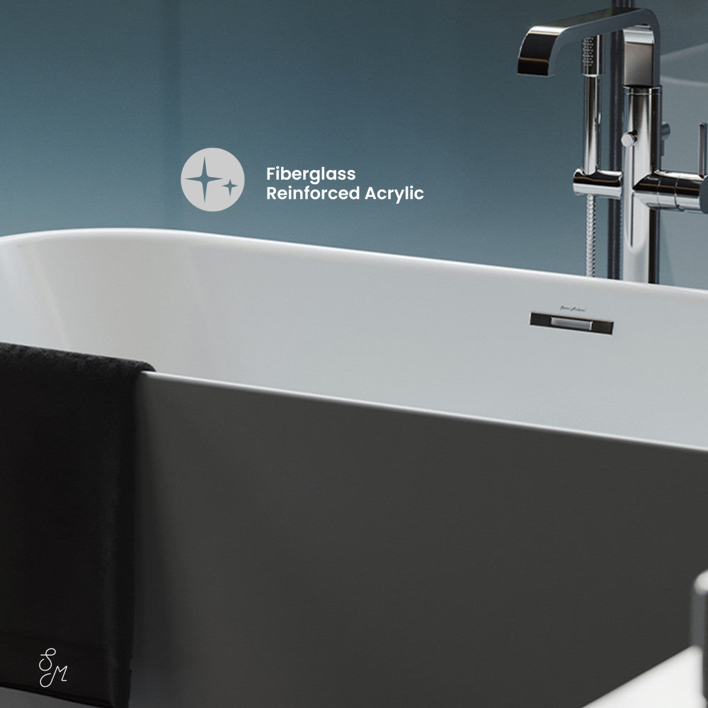 Swiss Madison Concorde 67" Freestanding Bathtub