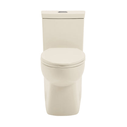 Swiss Madison Classe One-Piece 12" Rough-in 1.1/1.6 GPF Dual Top Flush Elongated Toilet in Glossy Bisque