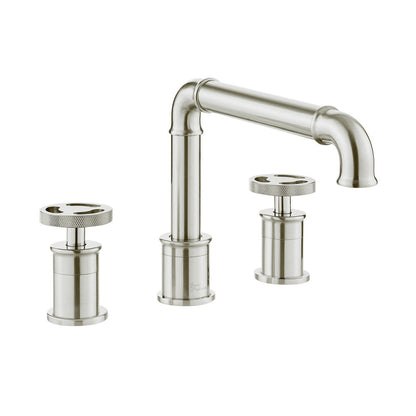 Swiss Madison Avallon 8 in. Widespread, 2-Handle Wheel, Bathroom Faucet in Brushed Nickel
