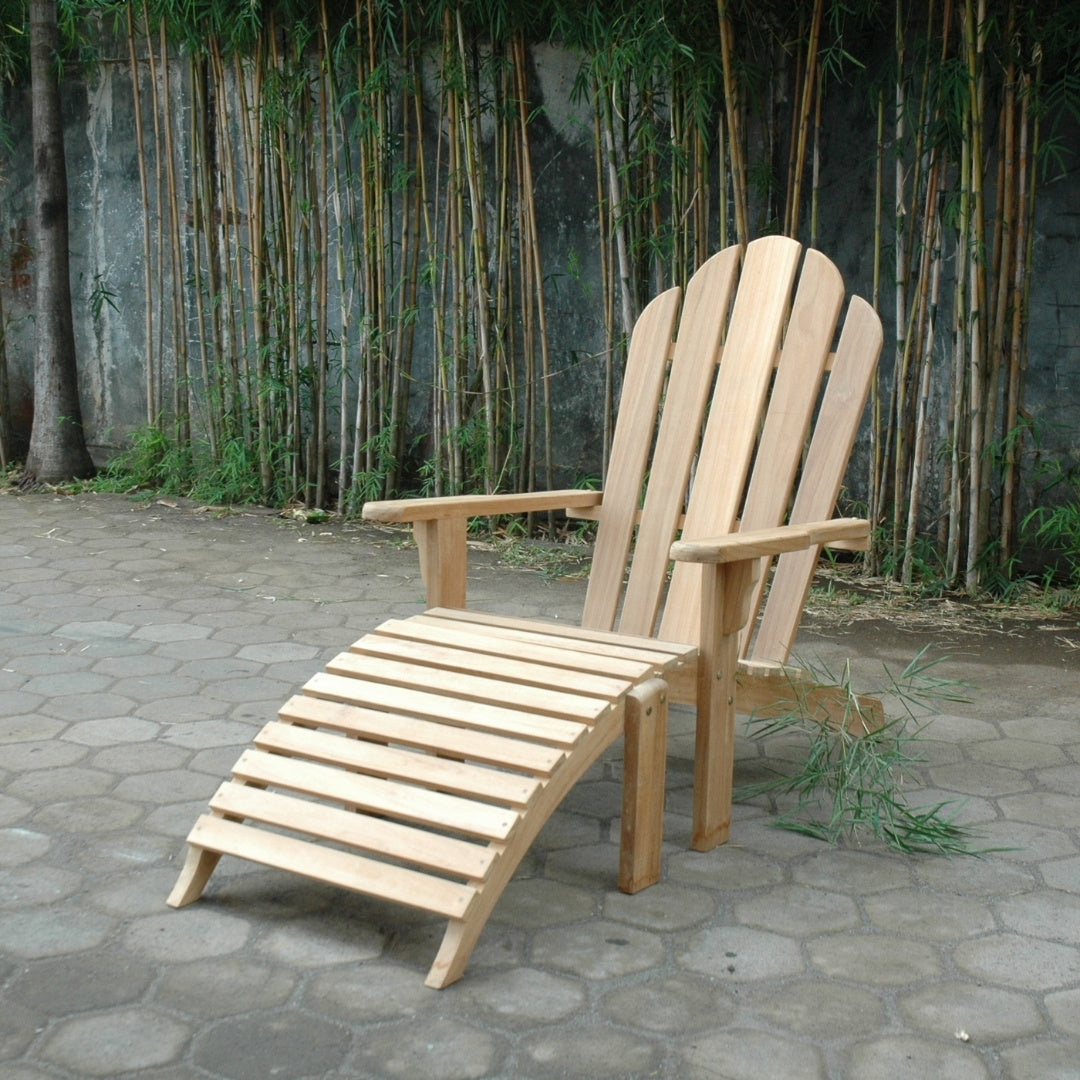 Anderson Teak Adirondack With Ottoman