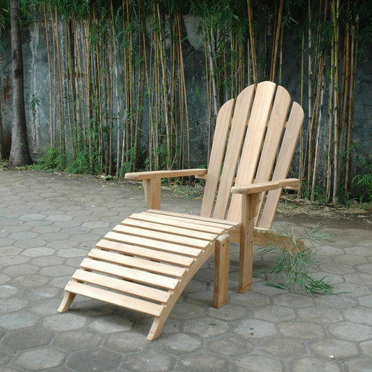 Anderson Teak Adirondack With Ottoman