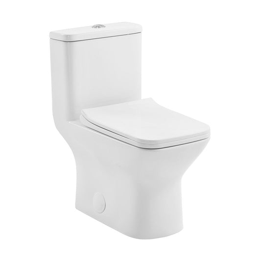 Swiss Madison Carre One-Piece Square Toilet Dual-Flush 1.1/1.6 gpf