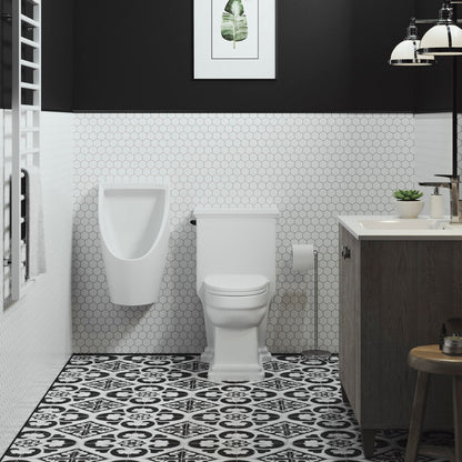 Swiss Madison Voltaire Waterless Urinal in White