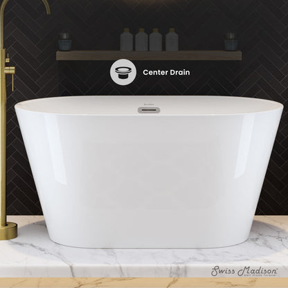 Swiss Madison Claire 48" Freestanding Bathtub