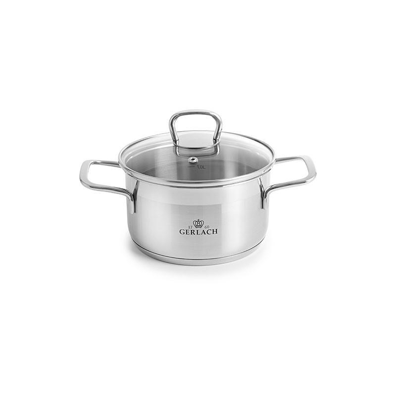 Gerlach VIVA Stainless Steel Pot Set With Lids 8 pcs