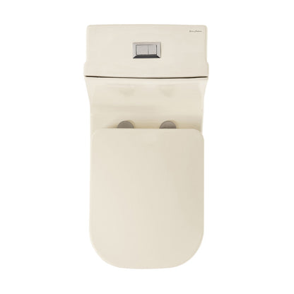 Swiss Madison Concorde One Piece Square Toilet Dual Flush 1.1/1.6 gpf in Bisque