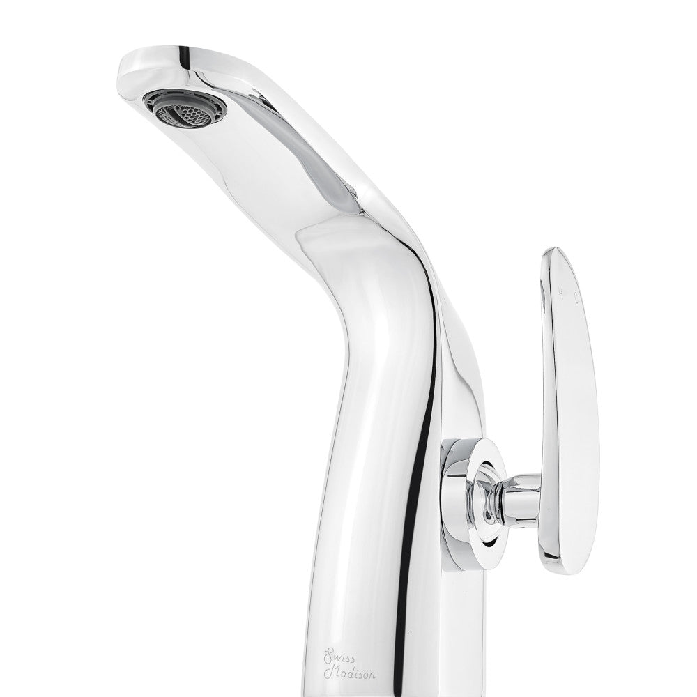 Swiss Madison Chateau Single Hole, Single-Handle, Bathroom Faucet in Chrome