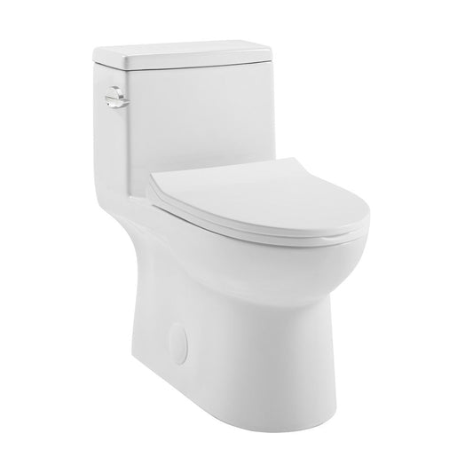 Swiss Madison Daxton One-Piece Elongated Left Side Flush Toilet 1.28 gpf