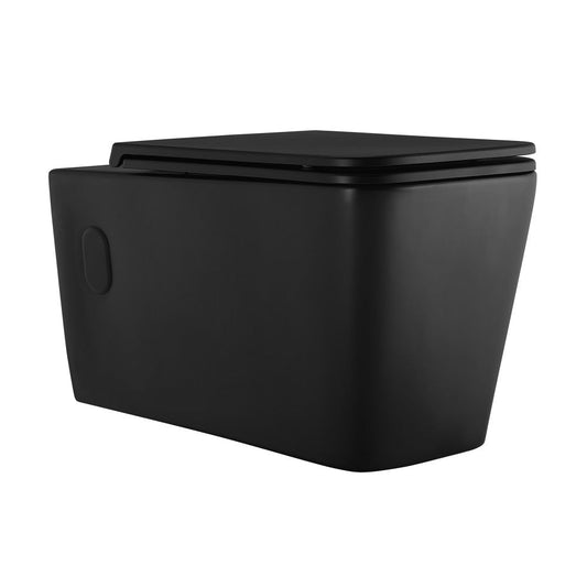 Swiss Madison Concorde Wall Hung Toilet Bowl, Matte Black