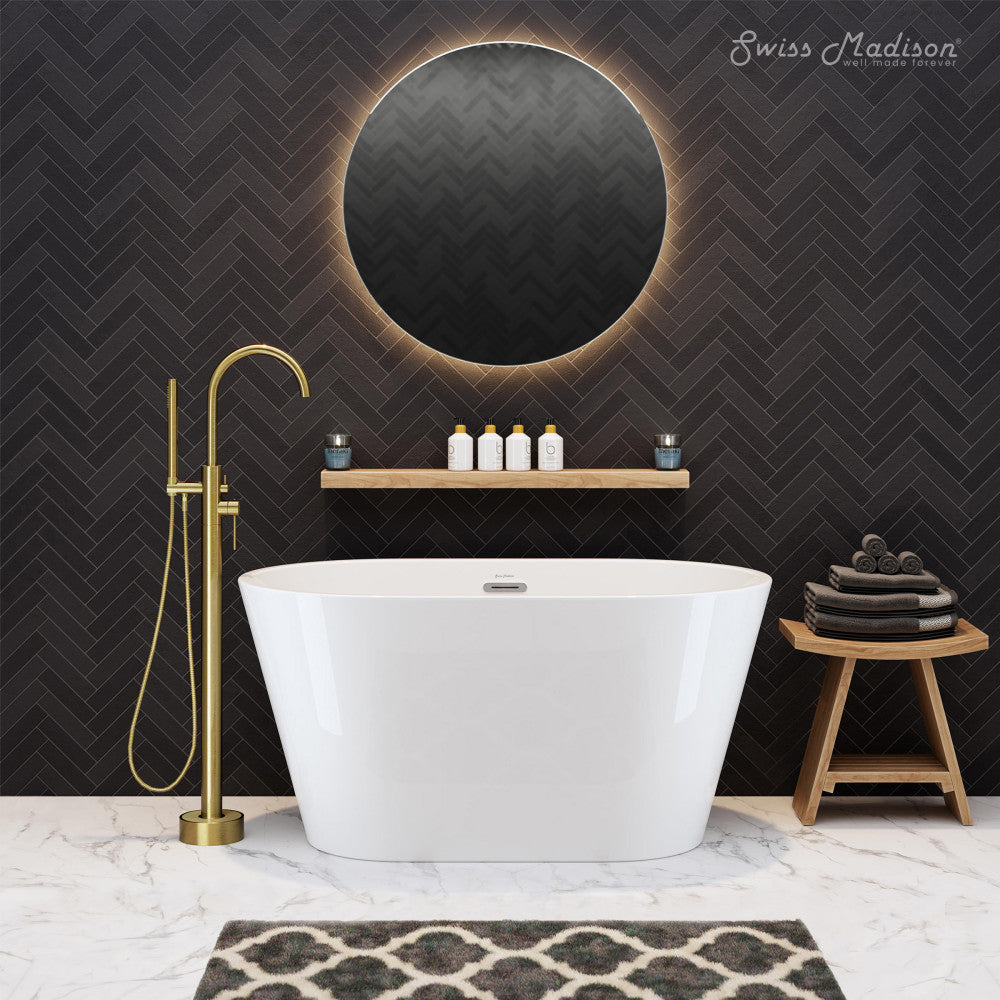 Swiss Madison Claire 48" Freestanding Bathtub