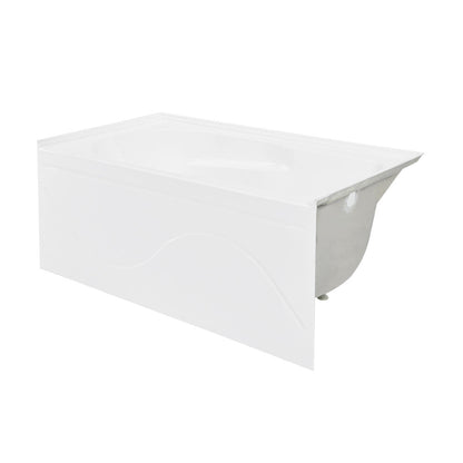 Swiss Madison Ivy 48'' x 32" Bathtub with Apron Right Hand Drain in White