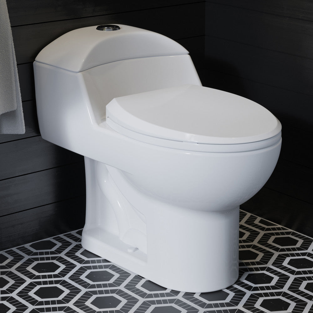 Swiss Madison Chateau One-Piece Elongated Toilet Dual-Flush 1.1/1.6 gpf