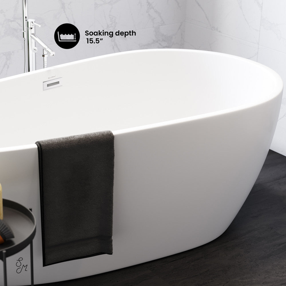 Swiss Madison Monaco 67" Freestanding Bathtub