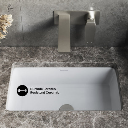 Swiss Madison Voltaire 21 Rectangular Under-Mount Bathroom Sink