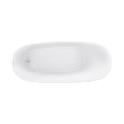 Swiss Madison Sublime 67" Single Slipper Freestanding Bathtub