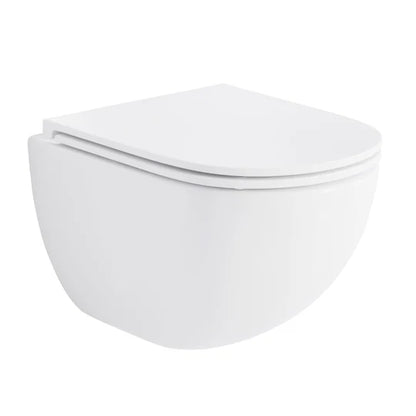Swiss Madison Swiss Madison Well Made Forever SM-WK449-01W - St. Tropez Wall Hung Toilet Bundle, Glossy White