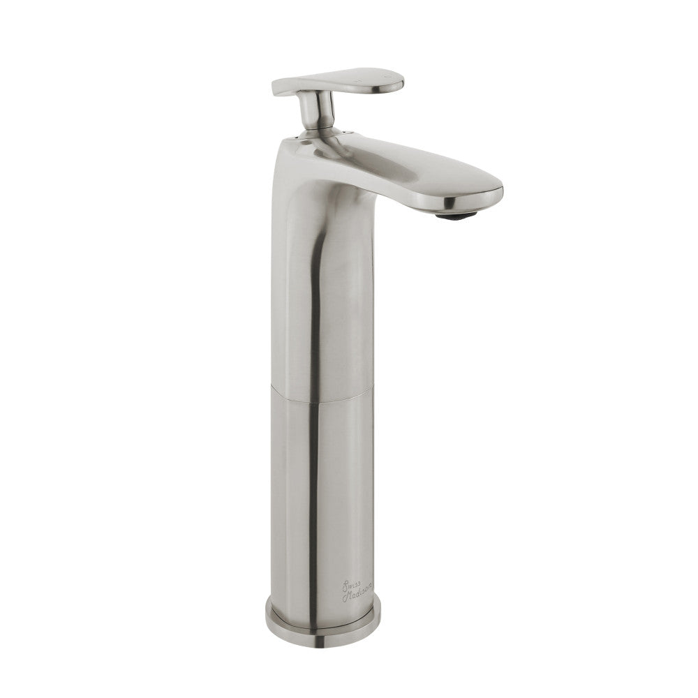 Swiss Madison Sublime Single Hole, Single-Handle, High Arc Bathroom Faucet in Brushed Nickel