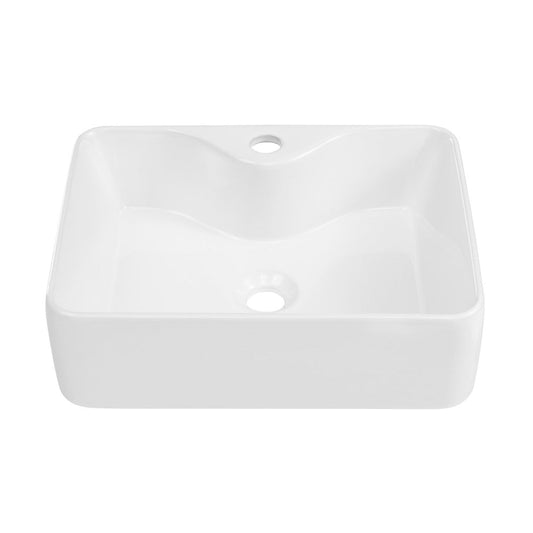 Swiss Madison Rennes 19" Vessel Sink in Glossy White