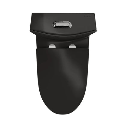 Swiss Madison St. Tropez One Piece Elongated Toilet Vortex™ Flush in Glossy Black 1.1/1.6 gpf