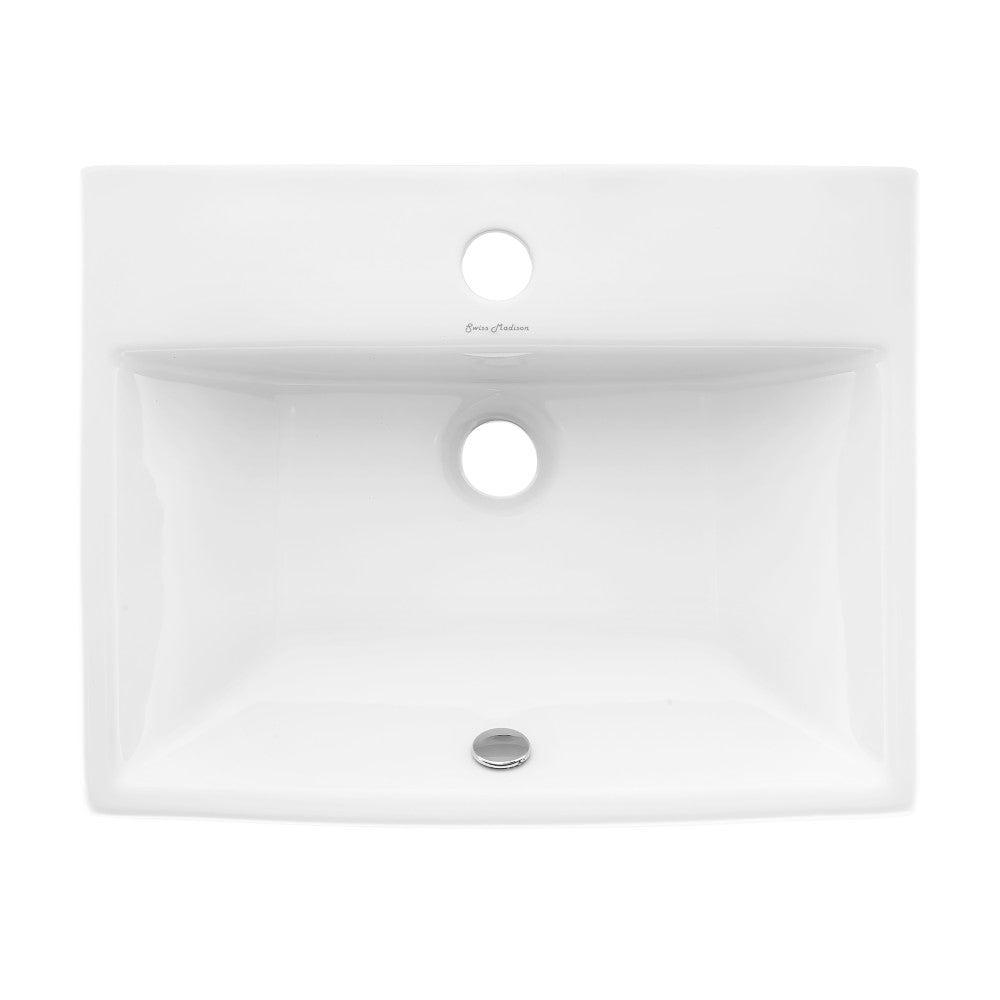 Swiss Madison Sublime Compact Ceramic Wall Hung Sink
