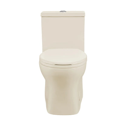 Swiss Madison Sublime III One-Piece Round Toilet Vortex™ Dual-Flush 0.95/1.26 gpf in Bisque