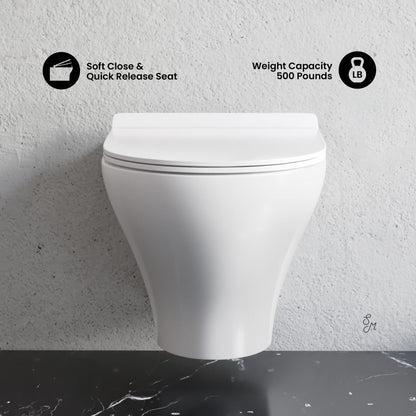 Swiss Madison Monaco Wall-Hung Round Toilet Bowl