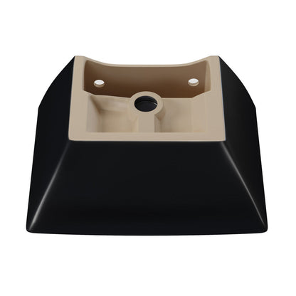 Swiss Madison Sublime 18" Ceramic Wall Hung Sink in Matte Black