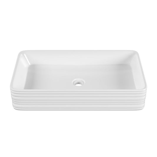 Swiss Madison Adour 25'' Vessel Sink in White