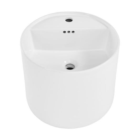 Swiss Madison Monaco 18" Round Wall-Mount Bathroom Sink