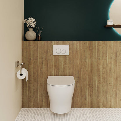 Swiss Madison Ivy II Wall-Hung Elongated Toilet Bowl