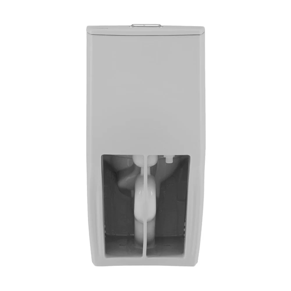 Swiss Madison St. Tropez One-Piece Elongated Toilet Vortex™ Dual-Flush 1.1/1.6 gpf in Matte Grey