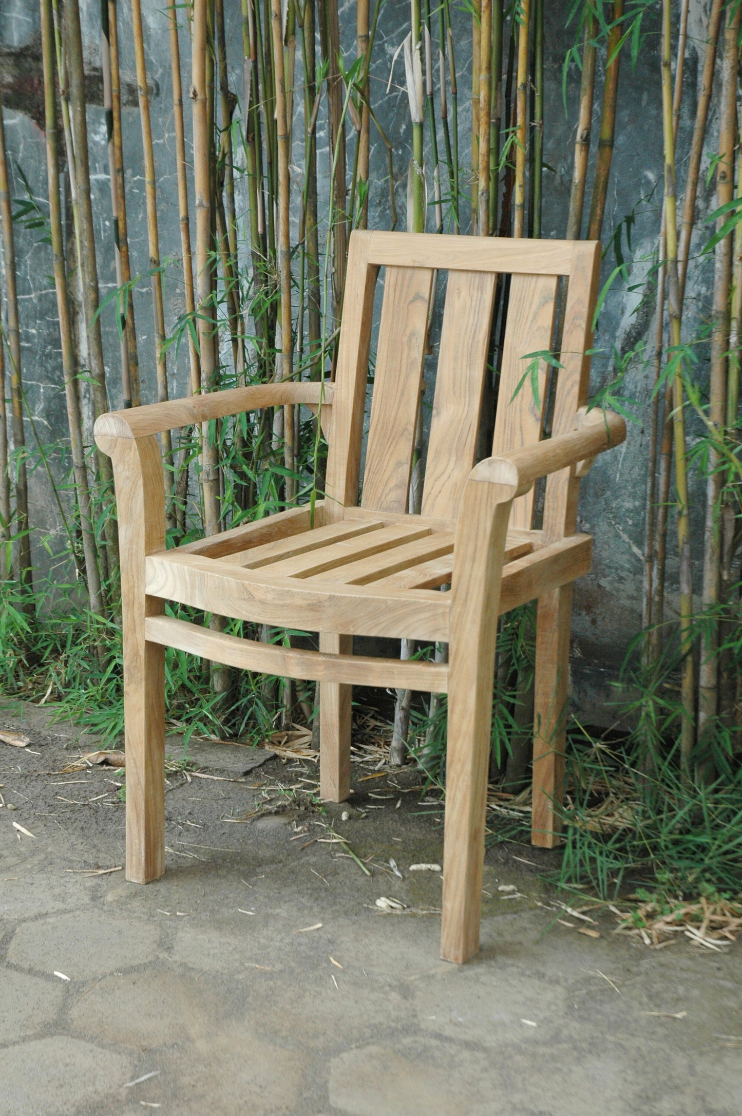 Anderson Teak Classic Stackable Armchair (Fully Built & 4 pcs in a box)