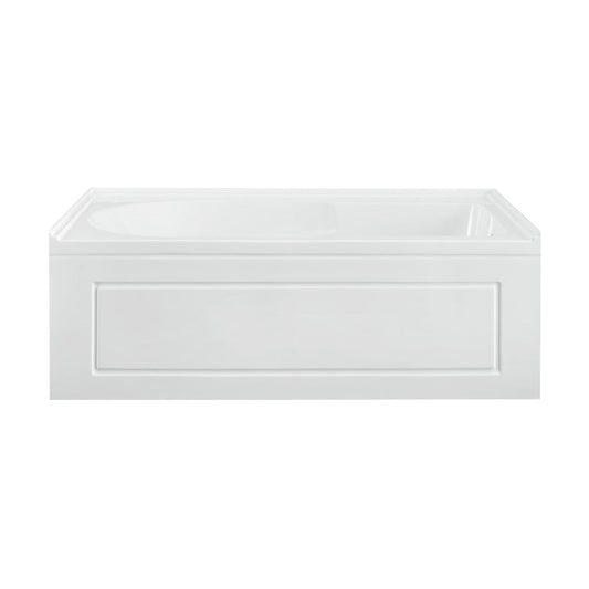 Swiss Madison Concorde 60" x 30" Right-Hand Drain Alcove Bathtub with Apron and Armrest