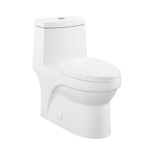 Swiss Madison Virage One-Piece Elongated Toilet Vortex Dual-Flush 1.1/1.6 gpf