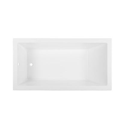 Swiss Madison Voltaire 66" x 36" Reversible Drain Drop-In Bathtub