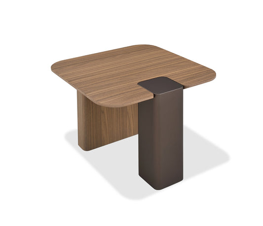 J&M Furniture LP 467B3 End Table Walnut