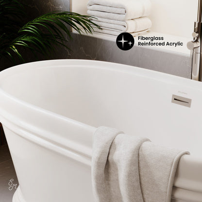 Swiss Madison Santorini 60" Freestanding Tub